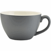 Click here for more details of the Genware Porcelain Matt Grey Bowl Shaped Cup 34cl/12oz