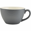 Click here for more details of the Genware Porcelain Matt Grey Bowl Shaped Cup 34cl/ 12oz