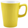 Click here for more details of the Genware Porcelain Yellow Latte Mug 34cl/12oz