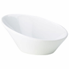 Genware Porcelain Oval Sloping Bowl 21cm/8.25"