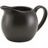 Genware Porcelain Matt Black Jug 14cl/ 5oz