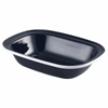 Click here for more details of the Enamel Pie Dish Black with White Rim 20cm