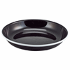 Click here for more details of the Enamel Rice/Pasta Plate Black with White Rim 20cm