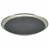 Non Slip Stainless Steel Round Tray 12"