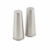Genware Stainless Steel Conical Salt & Pepper Set