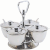Click here for more details of the GenWare Stainless Steel Revolving Relish Server 4-Way