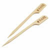 Click here for more details of the Bamboo Steak Markers 9cm/3.5" Medium Rare (100pcs)