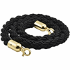 Barrier Rope Black- Brass Plated Ends