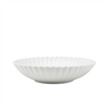 Incise Porcelain Scalloped Coupe Bowl 23cm