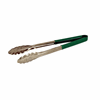 Genware Colour Coded S/St. Tong 23cm Green