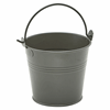 Click here for more details of the Galvanised Steel Serving Bucket 10cm Dia Dark Olive