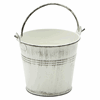 Click here for more details of the Galvanised Steel Serving Bucket 10cm Dia White Wash