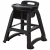 GenWare Black PP Stackable High Chair