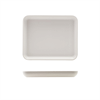 GenWare Melamine White Jute Platter GN 1/2
