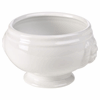 Click here for more details of the Genware Porcelain Lion Head Soup Bowl 40cl/14oz