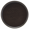 Terra Porcelain Black Low Presentation Plate 21cm