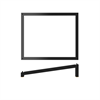 Click here for more details of the Black Luxor Metal GN1/2 Angled Riser 32.5 x 26.5 x 7cm