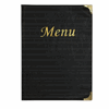 Click here for more details of the A4 Menu Holder Black 8 Pages