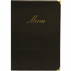 Click here for more details of the Classic A5 Menu Holder Black 4 Pages