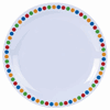 Genware Melamine 6.25" Plate- Coloured Circle
