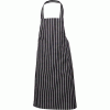 Navy Butchers Stripe Bib Apron 70cm X 100cm