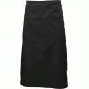 Black Waist Apron W/ Split Pocket 70cm Long