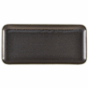 Terra Porcelain Black Narrow Rectangular Platter 36 x 16.5cm