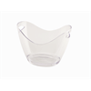 Clear Plastic Champagne/Wine Bucket Small