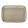 Terra Porcelain Grey Rectangular Plate 34.5 x 23.5cm