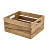 Genware Acacia Wood Box/ Riser GN 1/2