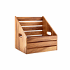 Click here for more details of the GenWare Acacia Wood Angled Crate GN 1/2