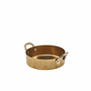 GenWare Gold Vintage Steel Mini Casserole Dish 12.25 x 3.5cm