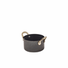 GenWare Black Vintage Steel Mini Casserole Dish 9 x 5.25cm