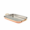 GenWare Copper Plated Deep Tray 33 x 23.5cm