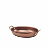 Click here for more details of the GenWare Copper Vintage Steel Oval Dish 20.75 x 15.75cm