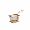 Copper Serving Fry Basket Rectangular 10 x 8 x 7.5cm