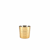 GenWare Gold Plated Hammered Serving Cup 8.5 x 8.5cm