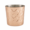 Diamond Pattern Copper Plated Serving Cup 8.5 x 8.5cm