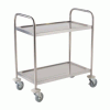 Click here for more details of the S/St. Trolley 85.5L X 53.5W X 93.3H-2 Shelves