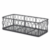Click here for more details of the GenWare Rectangular Black Wire Basket 25 x 12 x 7.5cm