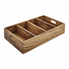 Click here for more details of the Acacia Wood 4 Compartment Cutlery Tray