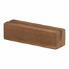 Acacia Wood Sign Holder 9 x 3 x 3cm